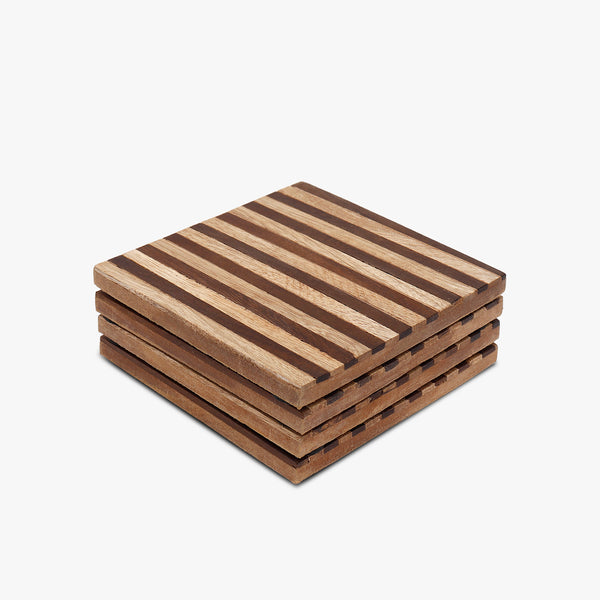 Exquisite Wood Natural Coasters