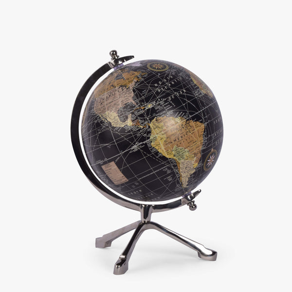 Starlit Cartography Desk Globe