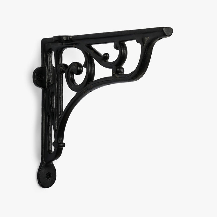 Baroque Art Wall Brackets Black (Set Of 2)