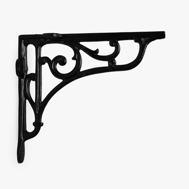 Baroque Art Wall Brackets Black (Set Of 2)