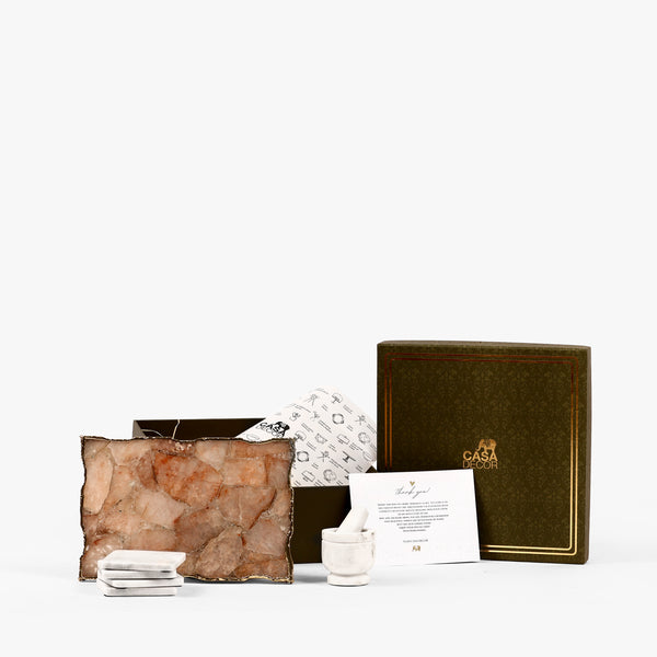 Sophisticated Stone Décor Gift Box