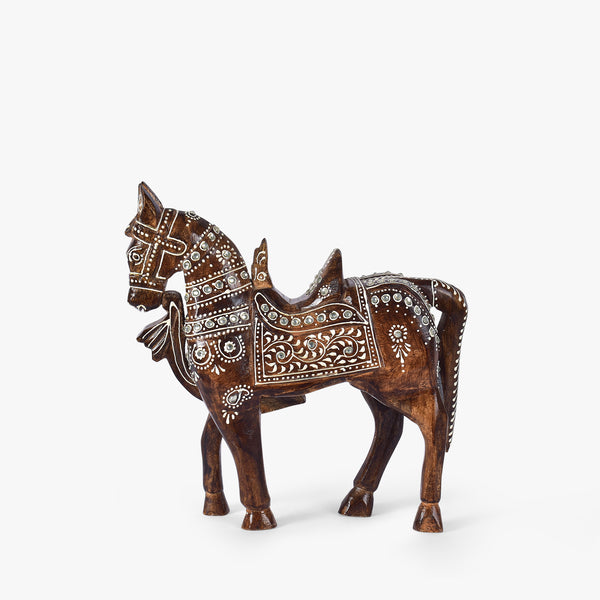 Jodhpur Tale- Antique Horse (26x7x26 cm)